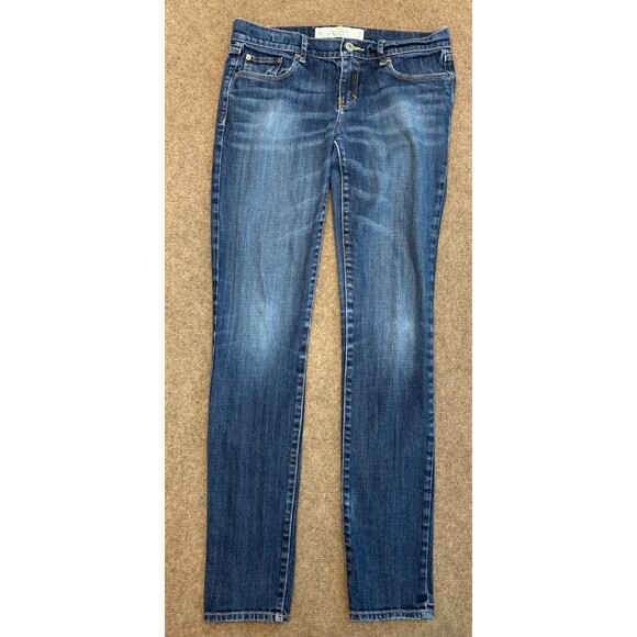 Abercrombie & Fitch Jeans Womens 2 Long Brett Perfect Stretch Low Rise Y2K Denim - Picture 1 of 9